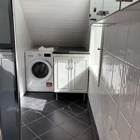 In The Middle Of In A Real Bergenshus From The 18th Century アパート